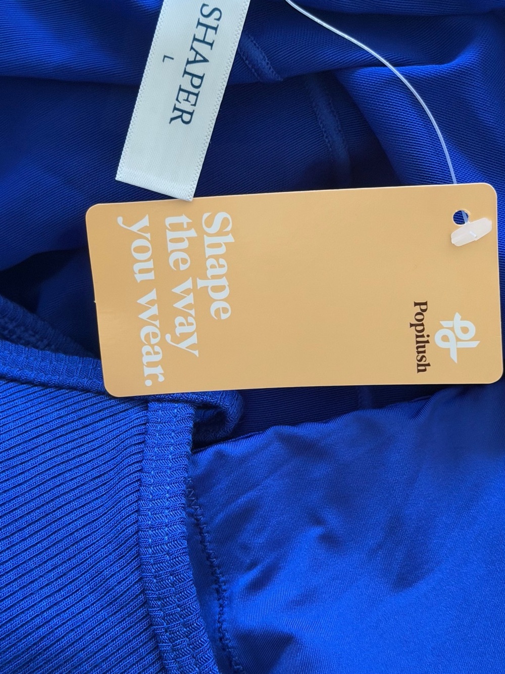 Popilush Royal Blue Spaghetti Strap Shaping Dress - Picture 5 of 5